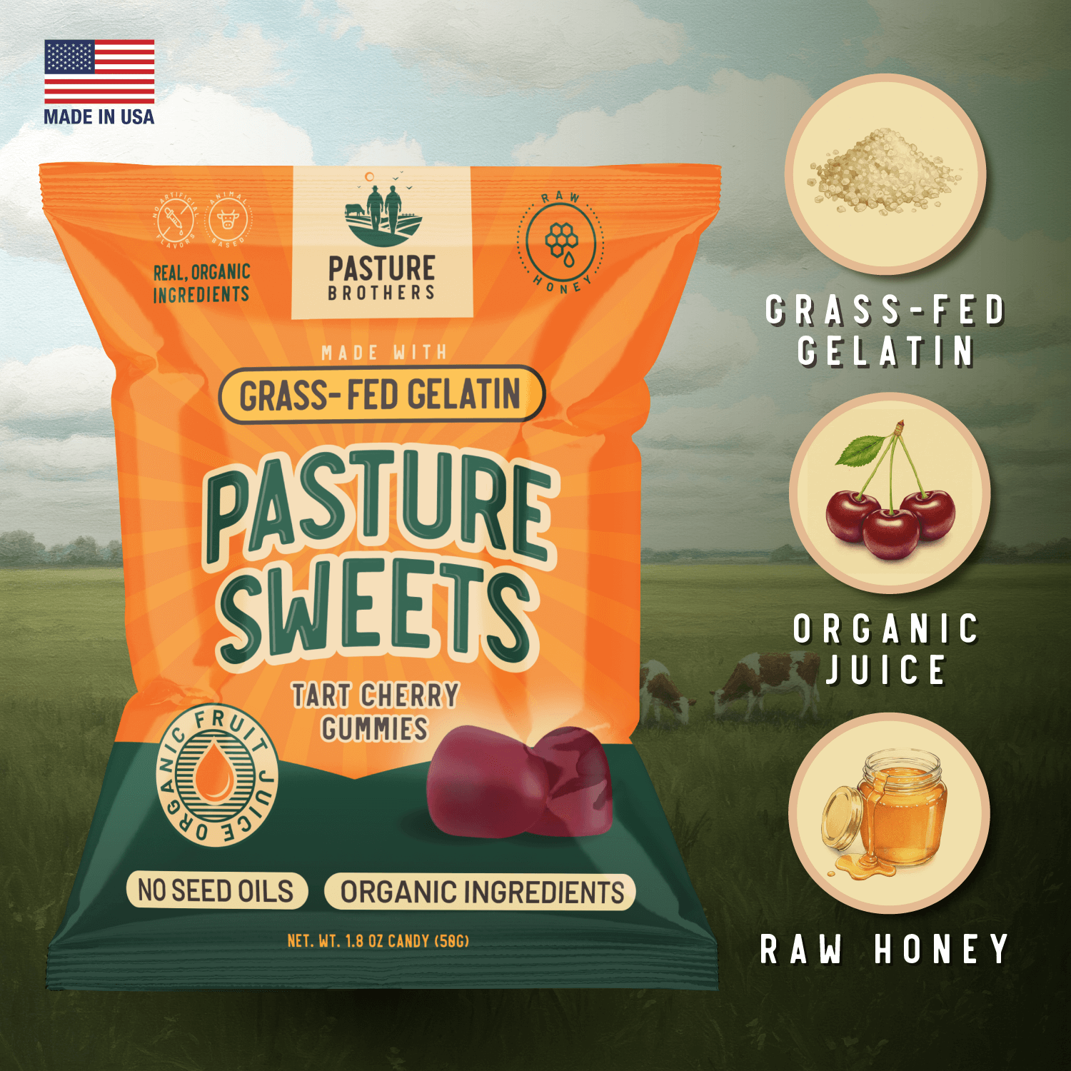 Pasture Sweets - Grass-Fed Gelatin Gummies